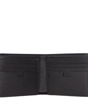 Testoni black leather wallet