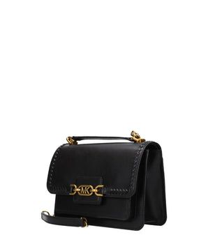 Michael Kors Black Leather Shoulder Bag