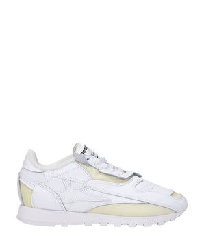 Maison Margiela White Leather Athletic Sneakers