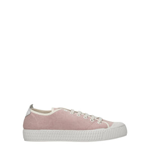 Car Shoe Pink Fabric Low Tops