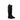 Stuart Weitzman Black Leather Over The Knee