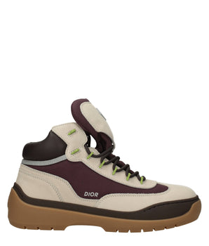 Christian Dior Beige Leather Ankle Boots