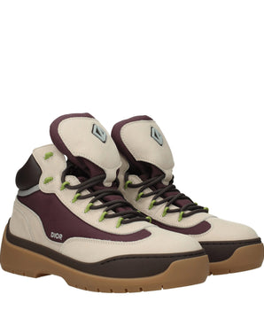 Christian Dior Beige Leather Ankle Boots