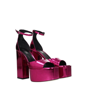 Paris Texas Pink Leather Platforms