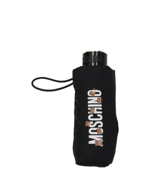 Moschino Black Polyester Umbrella