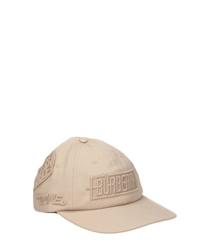 Burberry Beige Cotton Cap (Baseball Hat)