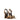Versace Brown Leather Stiletto Heels Sandals