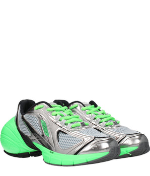 Givenchy Gray Fabric Athletic Sneakers