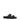 Palm Angels Black Leather Flat Sandals