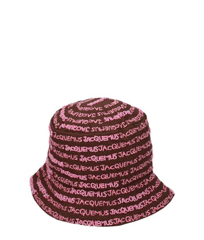 Jacquemus Brown Cotton Bucket Hat