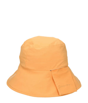 Jacquemus Orange Polyamide Bucket Hat
