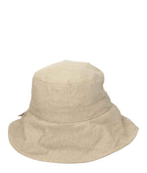 Jacquemus Beige Linen Bucket Hat