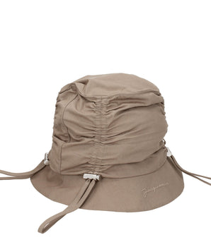 Jacquemus Beige Cotton Bucket Hat