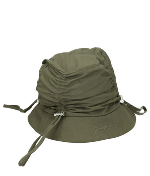 Jacquemus Green Cotton Bucket Hat