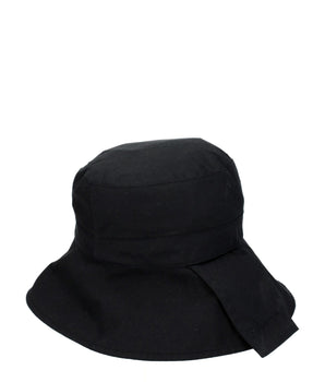 Jacquemus Black Cotton Bucket Hat