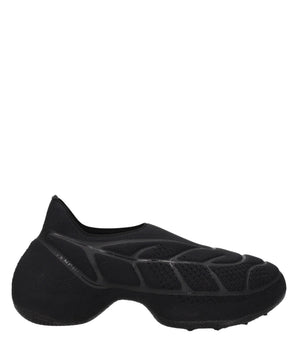 Givenchy Black Fabric Slip-On Loafers