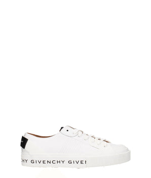 Givenchy White Leather Low Top Sneakers