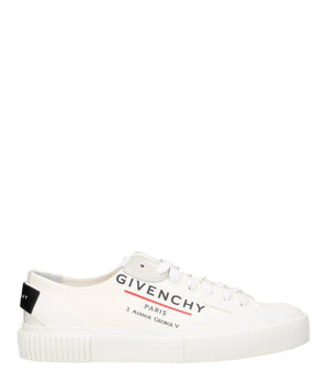 Givenchy Beige Fabric Low Top Sneakers