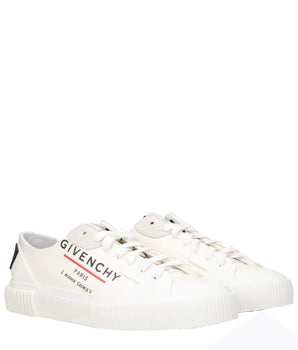 Givenchy Beige Fabric Low Top Sneakers