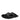 Balmain Black Leather Slippers Sandals