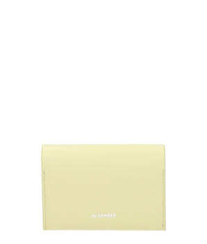 Jil Sander Yellow Leather Cardholder