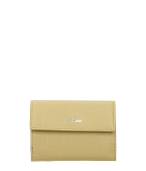 Jil Sander Yellow Leather Wallet
