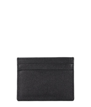 Palm Angels Black Leather Cardholder