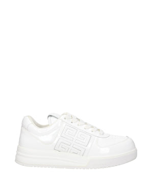 Givenchy White Leather Low Top Sneakers