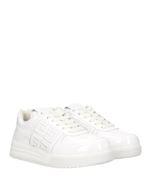 Givenchy White Leather Low Top Sneakers