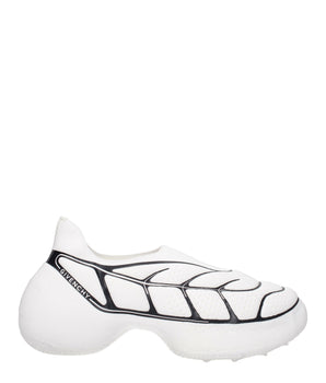 Givenchy White Fabric Low Top Sneakers