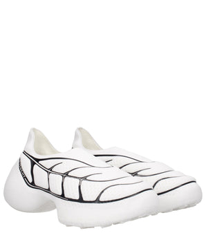 Givenchy White Fabric Low Top Sneakers