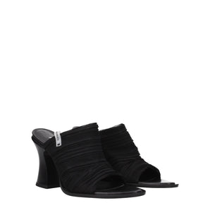 Premiata Black Fabric Platforms