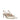 Stuart Weitzman Gold Leather Stiletto Heels Sandals