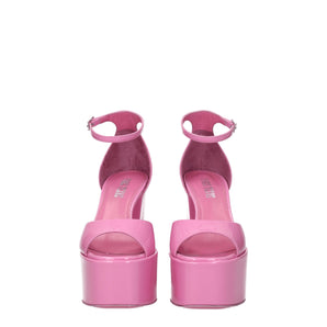 Paris Texas Pink Leather Platforms