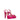 Casadei Pink Satin Platforms