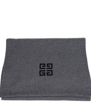 Givenchy Gray Wool Scarf