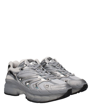 Valentino Garavani Gray Fabric Athletic Sneakers