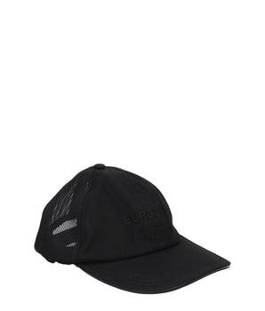 Burberry Black Cotton Cap (Baseball Hat)