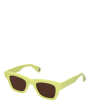Jacquemus Yellow Acetate Sunglasses