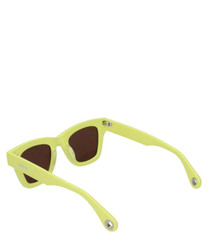 Jacquemus Yellow Acetate Sunglasses