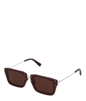 Jacquemus Brown Acetate Sunglasses