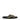 Versace Black Fabric Flip Flops