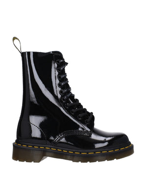 Dr. Martens Black Leather Ankle Boots