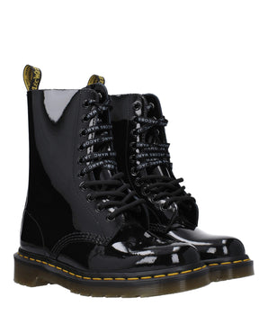 Dr. Martens Black Leather Ankle Boots