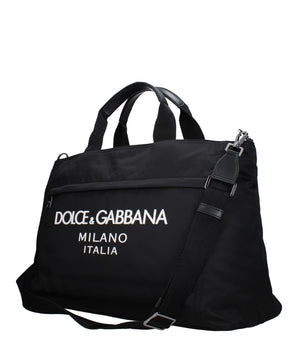 Dolce & Gabbana Black Fabric Luggage And Travel