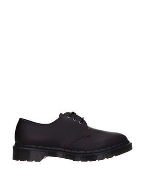 Dr. Martens Purple Leather Oxfords And Derbies