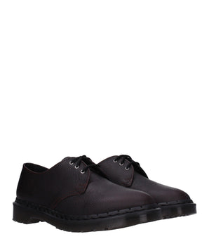 Dr. Martens Purple Leather Oxfords And Derbies
