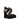 Jimmy Choo Black Satin Platforms