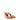 Paris Texas Orange Leather Stiletto Heels Sandals