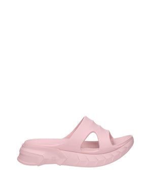 Givenchy Pink Cotton Slippers